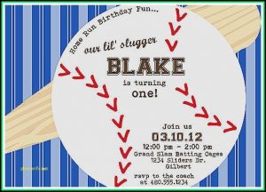 Baseball Baby Shower Invitation Templates Free