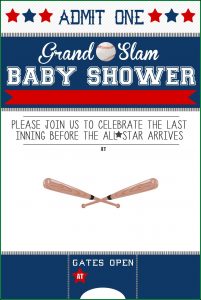 Baseball Invitation Template Free
