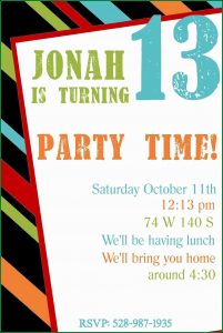 Baseball Ticket Party Invitation Template Free