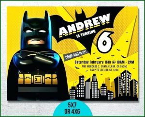 Batman Invite Template
