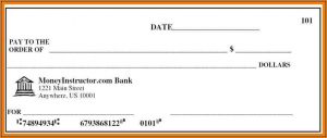 Fake Payroll Check Template