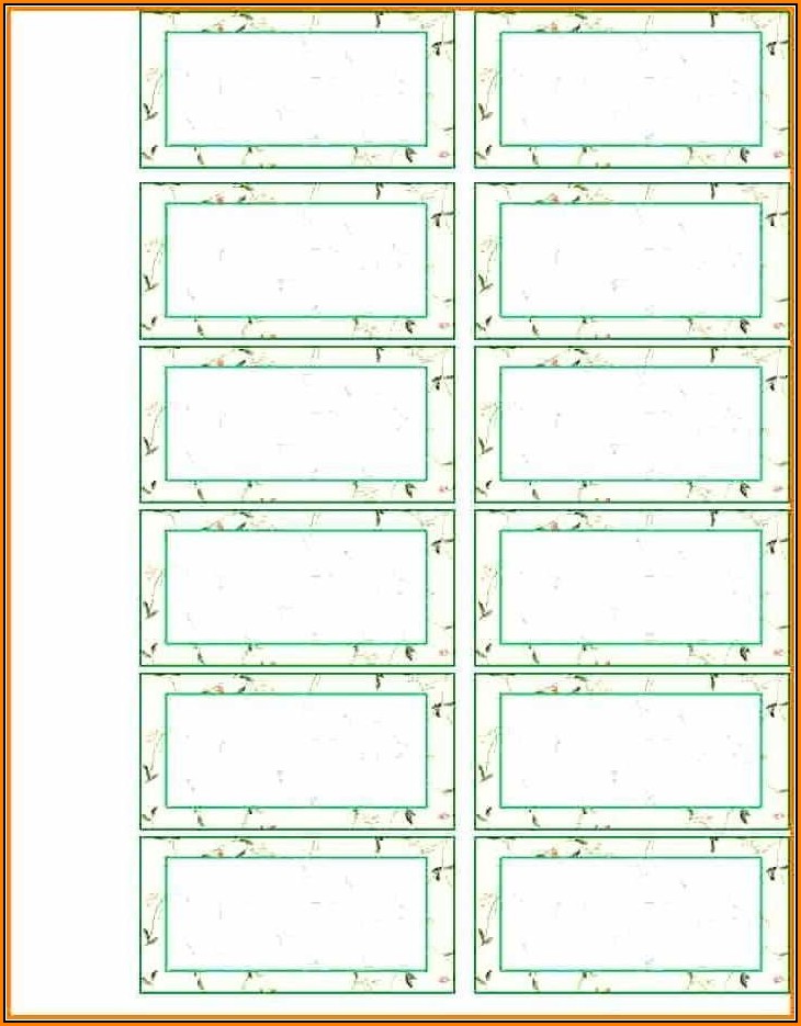 File Cabinet Label Template Word