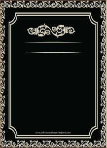 Formal Invitation Template Blank