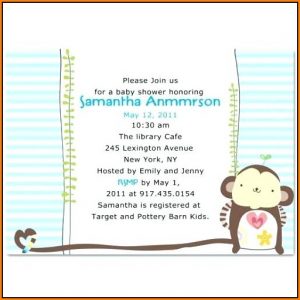 Free Baby Boy Shower Invitations Templates Pdf