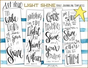 Free Bible Journaling Templates
