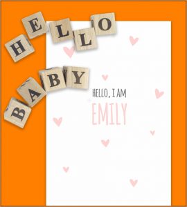 Free Birth Announcement Templates For Word