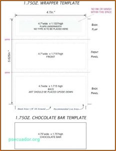 Free Blank Candy Bar Wrapper Template