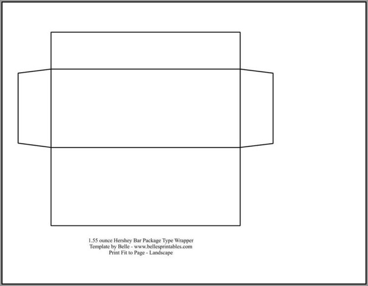 Free Blank Candy Bar Wrapper Template For Word