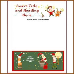 Free Christmas Flyer Templates For Publisher