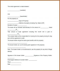 Free Commercial Lease Agreement Template Download Nz