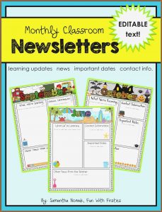 Free Editable School Newsletter Templates For Word