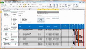 Free Excel Project Management Tracking Templates Microsoft