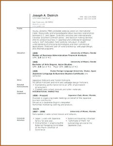 Free Functional Resume Templates Microsoft Word