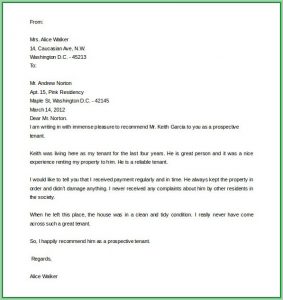 Free Letter Of Recommendation Template Word