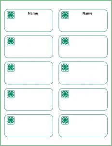 Free Name Badge Template