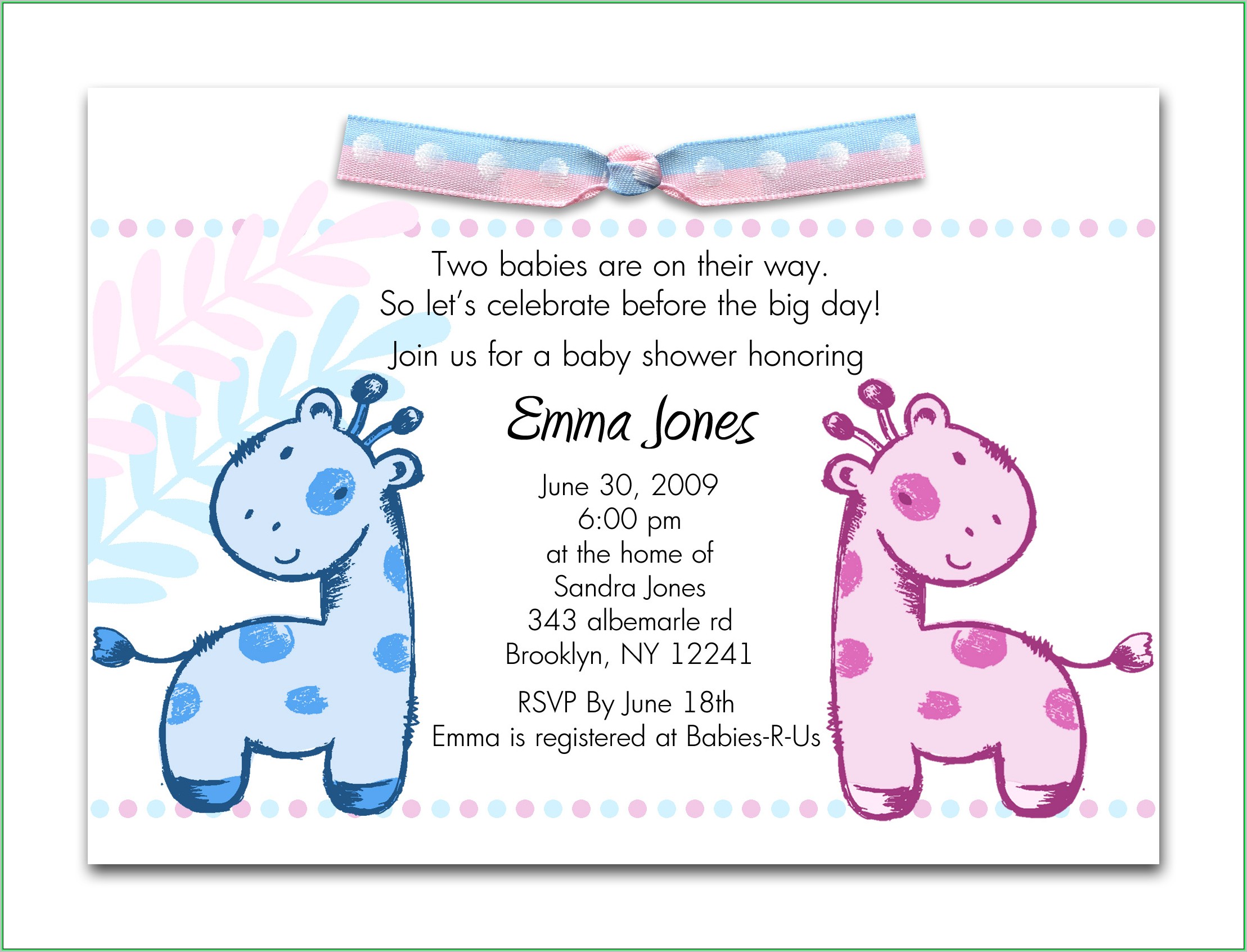 21 Posts Related to Online Baby Shower Invitation Templates.