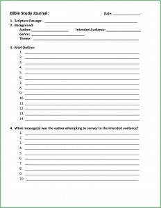 Free Printable Bible Journaling Templates
