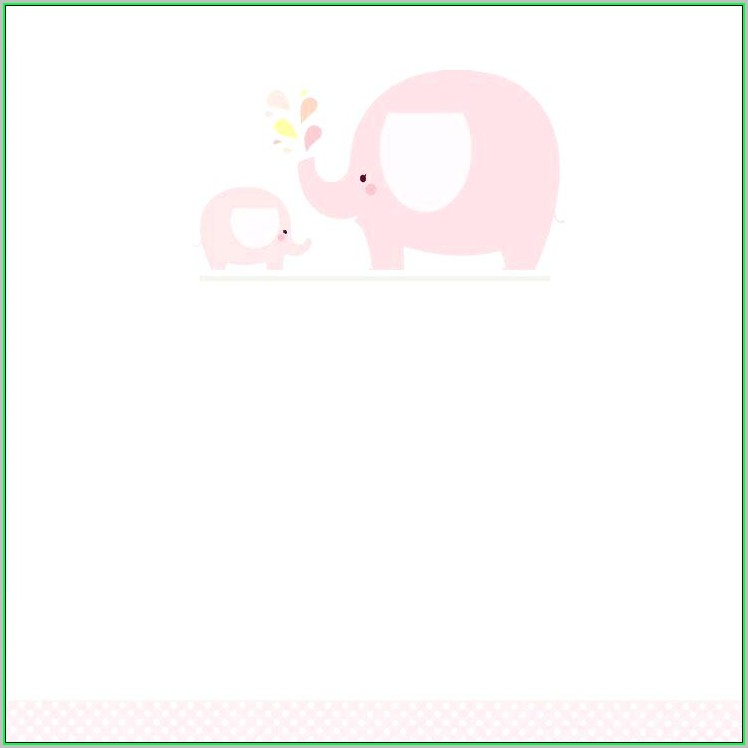 Free Printable Elephant Baby Shower Invitations Templates