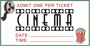 Free Printable Movie Tickets Template
