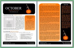 Free Printable Newsletter Templates For Microsoft Word