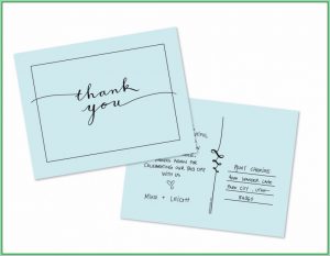 Free Printable Thank You Postcard Templates