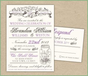 Free Printable Wedding Invitation Templates Download