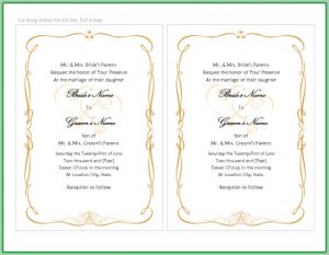 Free Printable Wedding Invitation Templates For Microsoft Word