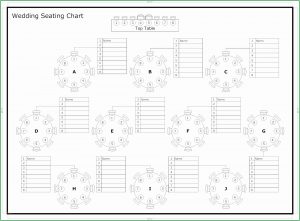 Free Printable Wedding Seating Chart Template