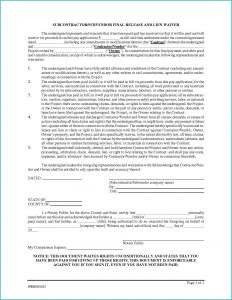 Subcontractor Lien Waiver Form