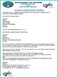 Us Military Fiance Form