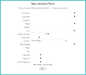 Vendor Registration Form Template Free