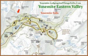 Yosemite Valley Lodging Map