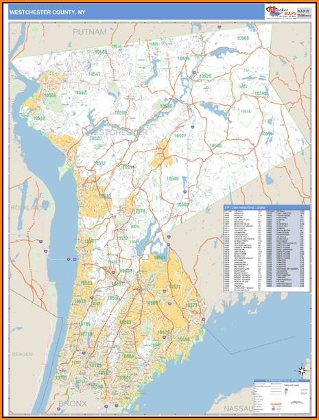 Zip Code Map Westchester County Ny