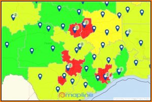 Zip Code Territory Map