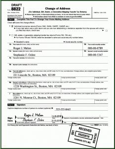 1040a Tax Form Example