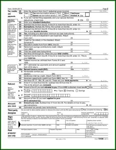 1040a Tax Forms 2015