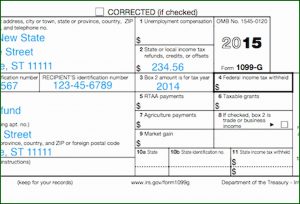 1099 G Form 2015