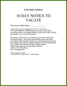3 Day Eviction Notice Form California Template