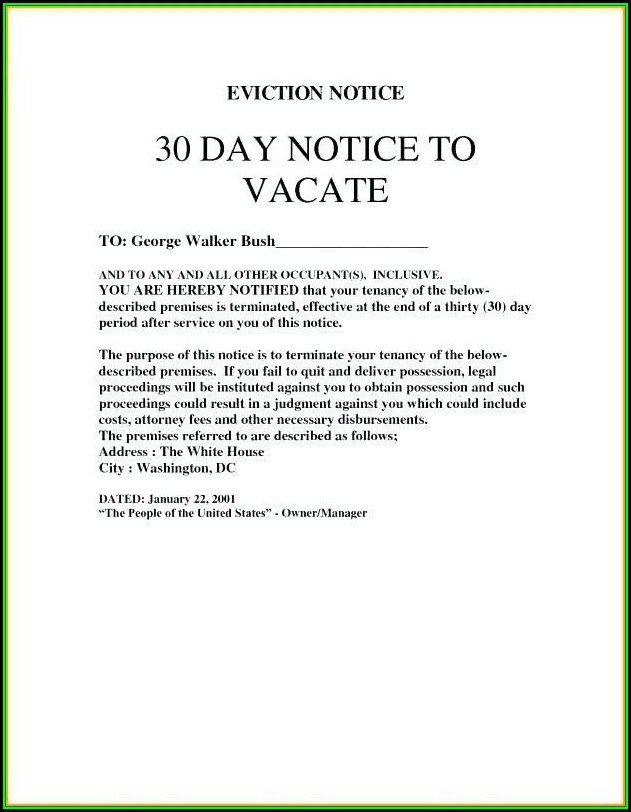 3 Day Eviction Notice Form California Template
