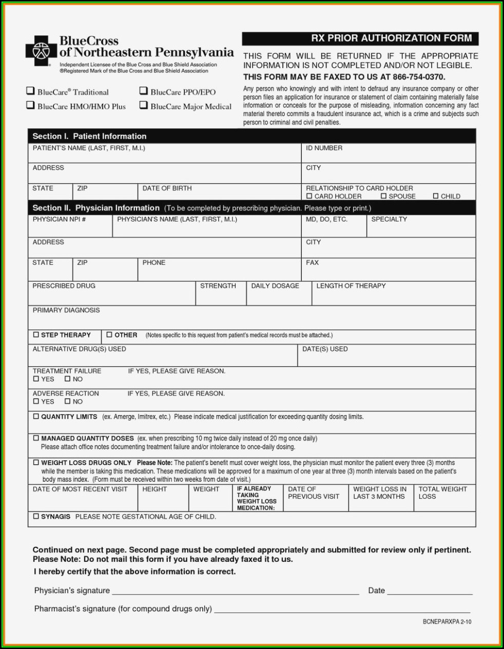 Aarp Medicare Part B Prior Authorization Form