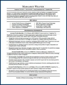 Accounts Payable Resume Sample