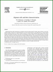 Alginate Raft Forming Oral