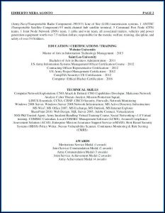 Army Mos Resume Builder