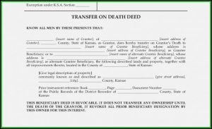 Beneficiary Deed Form Missouri