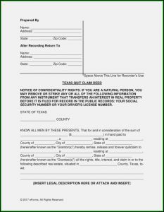 Blank Quit Claim Deed Form Utah