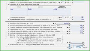 California W2 Form 2016
