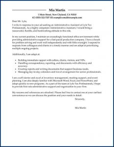 Cover Letter Samples For Resume