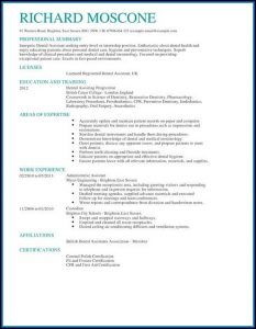Dental Cv Template