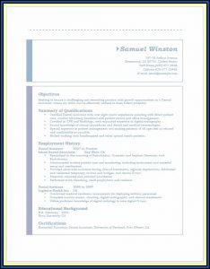 Dental Resume Templates Word