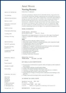 Diploma Nursing Resume Format Free Download